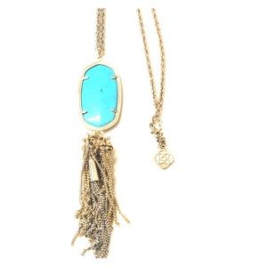 Kendra Scott Rayne Necklace In Turquoise